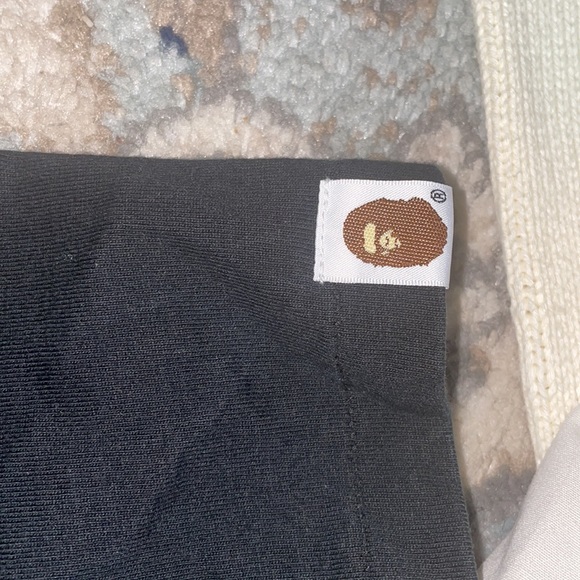 BAPE ABC Silver Zip Shark T-Shirt | Small - Picture 5 of 6